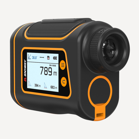 Лазерный дальномер SNDWAY SW-1000B (1Км, Экран LCD (40х27мм), USB-C)